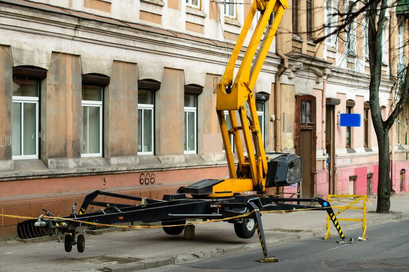 Safe and stable platform for working at height.